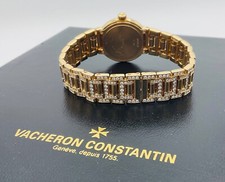 Vacheron Constantin 18K Rose Gold Patrimony Traditionnelle Factory Diamond Watch 11