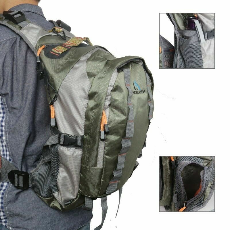 Maxcatch veste multi fonctions pour pêche à la mouche, sac à dos sportif