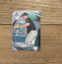 2020 Bowman Chrome Draft Andrew Vaughn Glimpses of Greatness #GOG-AV White Sox