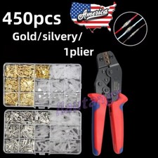 450X Assortment Male Female Spade Crimp Terminals Electrical Wire Connectors Kit