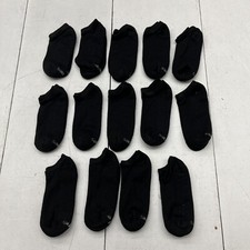 Hanes Black 14 Pack Athletic Socks Mens Size 8-12 NEW