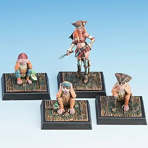 PIR 038 Freebooter's Fate Pirates 2021 Miss Monkeypenny Female Fighter Buccaneer - Picture 1 of 16