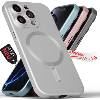 Hülle iPhone 16 15 14 13 Pro Max Dünn MagSafe Case Kameraschutz Silm Cover Handy