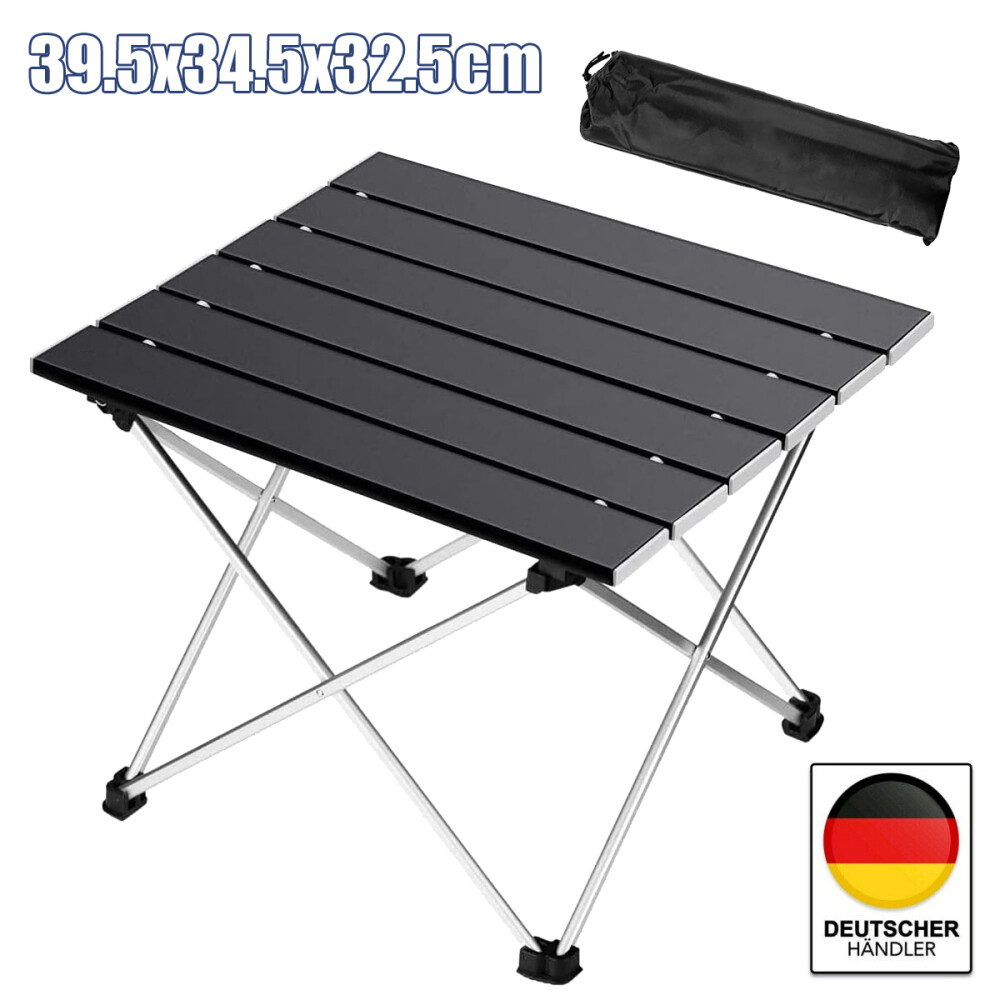 Camping Tisch Beistelltisch hoch klein faltbar Klapptisch Aluminium Tragbares DE