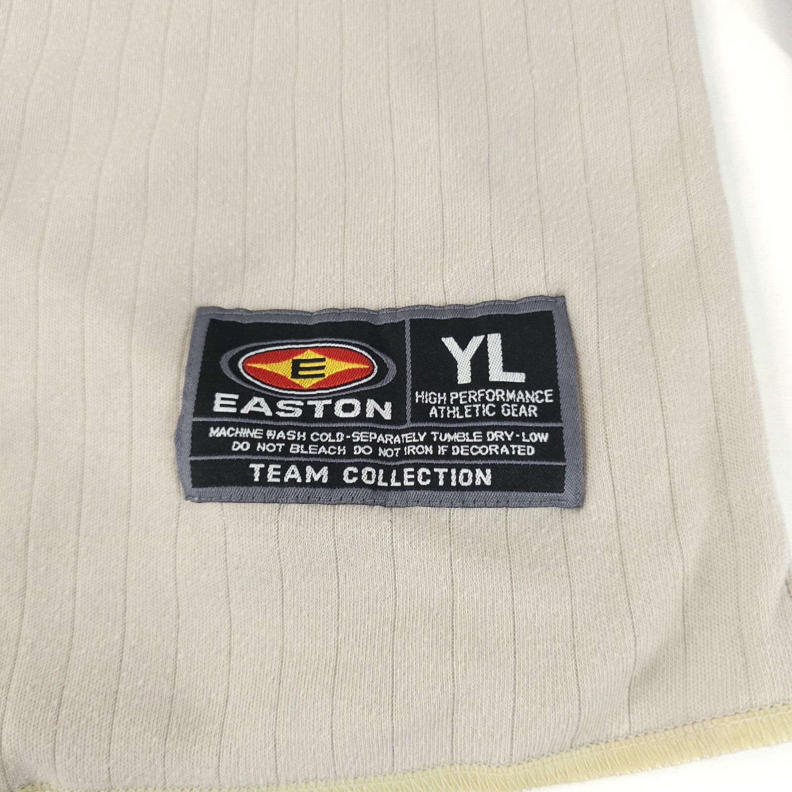 Easton Baseball Shirt Youth Large Team Collection Mock Neck Long Sleeve 2 Color