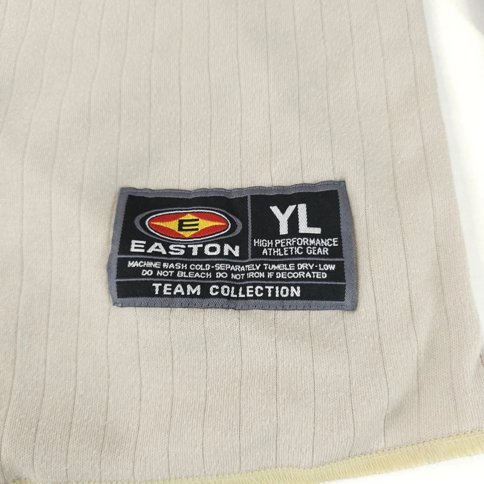 Camisa de beisebol Easton juvenil grande equipe coleção gola simulada manga longa 2 cores - Imagem 2 de 4