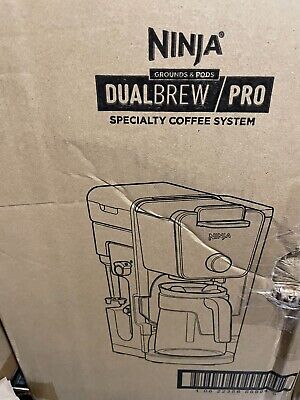 NINJA CFP307 DualBrew Pro Specialty Coffee System 4 Pod Sizes 6 to 12 oz  +12-Cup