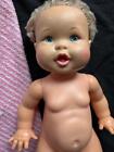 1973 Ideal Rub a Dub Dolly Pink Towel plastic vintage 17 inch 1970's Toy Corp