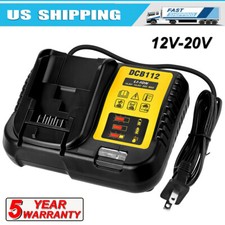 For Dewalt DCB112 12V-20V MAX Lithium Battery Charger For Drill Saw 20 volt New