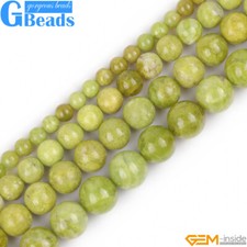 Natural Green Opal Semi Precious Chakras Beads Jewelry Making 15  AA Round Stone