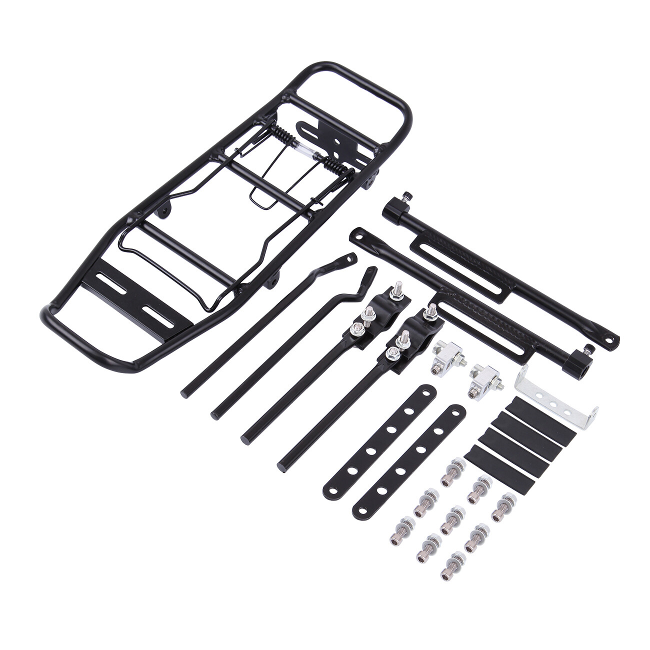 Rear Bike Rack Cargo Rack Alloy Luggage Carrier Bicycle Large Capacity