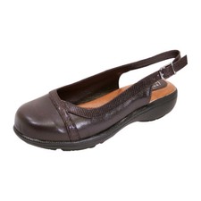PEERAGE June Women's Wide Width Casual Leather Clogs