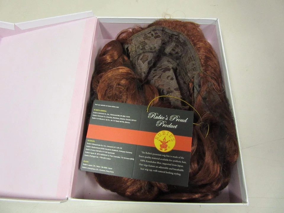 Avengers Age of Ultron Black Widow Rubie's Costume Wig Adult Red Hair Marvel - Image 3 of 4