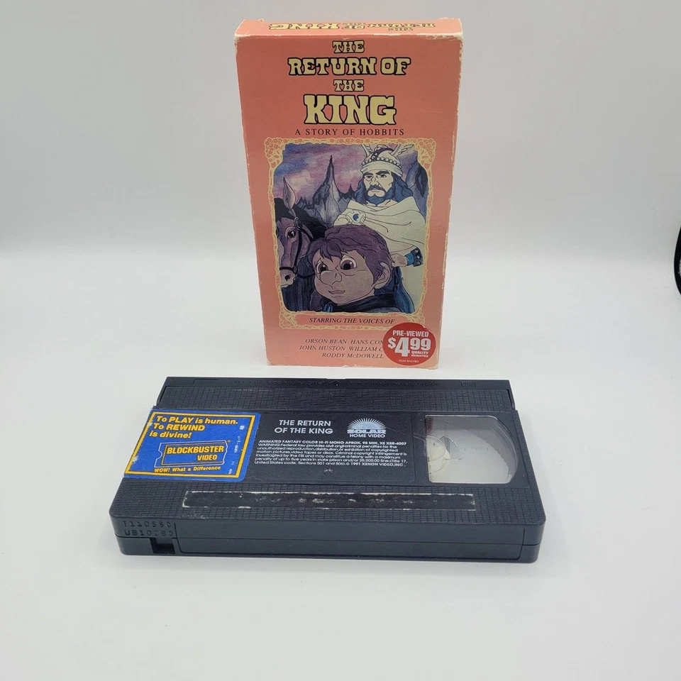 The Return of the King: A Story of Hobbits VHS, 1991 Blockbuster - Image 4 of 4