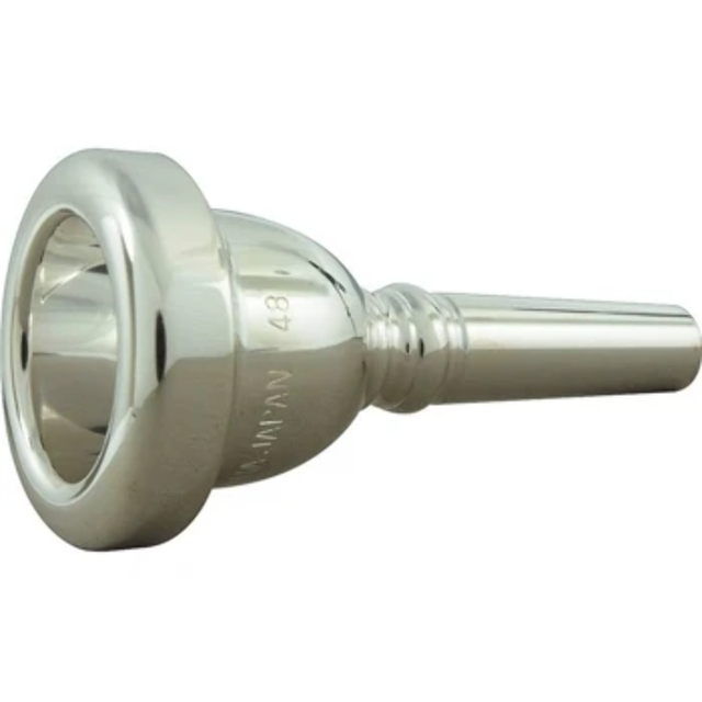Yamaha YAC Sl51b Standard Trombone Mouthpiece Silver Plated Small Shank