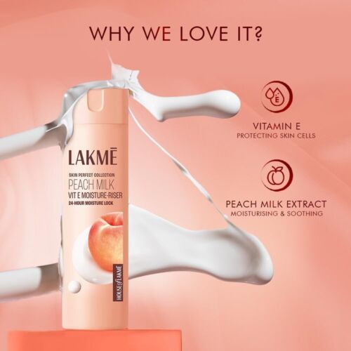 Lakme Peach Milk Ceramide Moisturizer with Hyaluronic & Vitamin E - Picture 3 of 7
