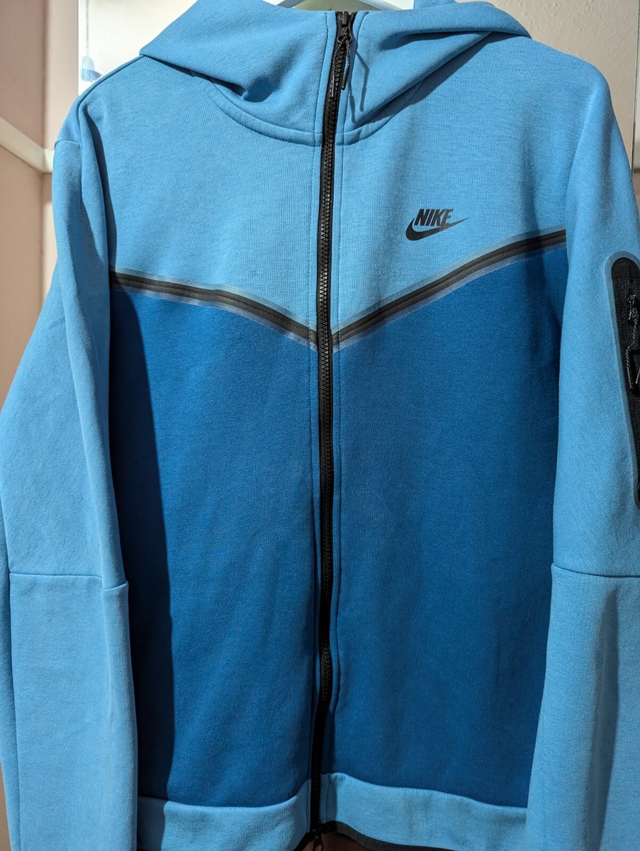 Nike Tech Fleece Windrunner Hoodie Dutch Court Blue Men's L UK