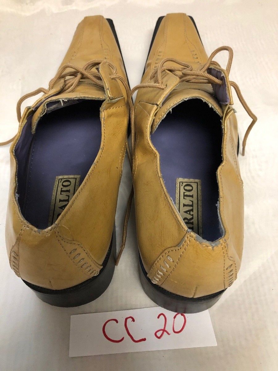 Miralto Mens Dress Shoes Size 10 Tan Square Toe | eBay display picture 3