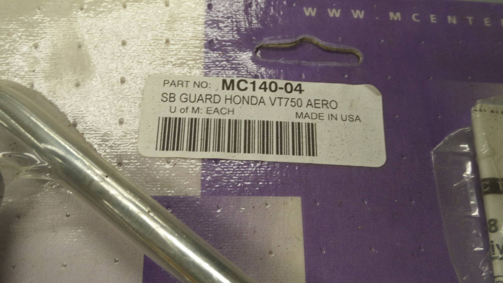 NOS MC Enterprises Chrome Saddle Bag Guards Honda 1997- 2015 VT750 Aero MC140-04