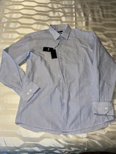 Hugo Boss  Enzo  US Dress Shirt  16  1/2  34/35  Regular  Fit Easy Iron NWT