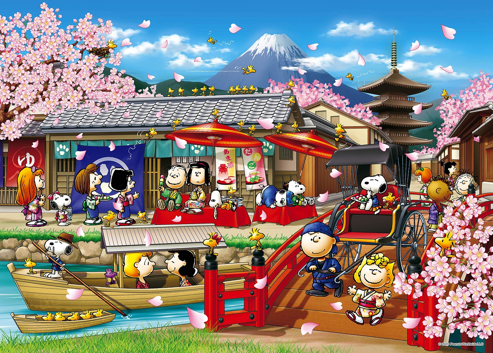 Epoch 3000-Piece Snoopy in Japan Jigsaw Puzzle 73x102cm