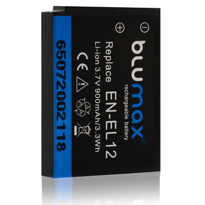 Blumax Akku passend für Nikon EL-EL12 Coolpix  AW130 P340  S9500 S9900 1000 mAh 
