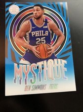 2019-20 Panini Illusions Ben Simmons Mystique Blue Sapphire Acetate Insert #15