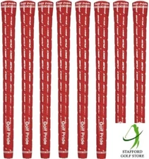 Golf Pride Tour Wrap 2G Golf Grips Standard Red Set Of 8 Pcs Core 60 Round 48g