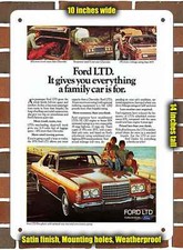 Metal Sign - 1976 Ford Ltd - 10x14 Inches Metal Sign - 1976 Ford Ltd - 10x14 Inches