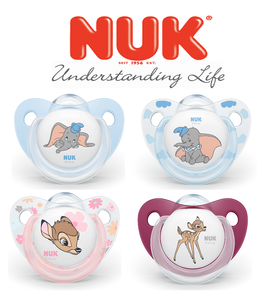 Nuk Disney Classic Sucettes Silicone Bisphenol A Free Sucette Bambi Dumbo 2pcs Ebay