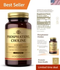 Phosphatidylcholine, 100 Softgels - Promote Healthy Cognitive Function - Deri...
