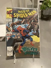 Web of Spider-Man #51 (Jun 1989, Marvel) Wolves Bite Back NM+