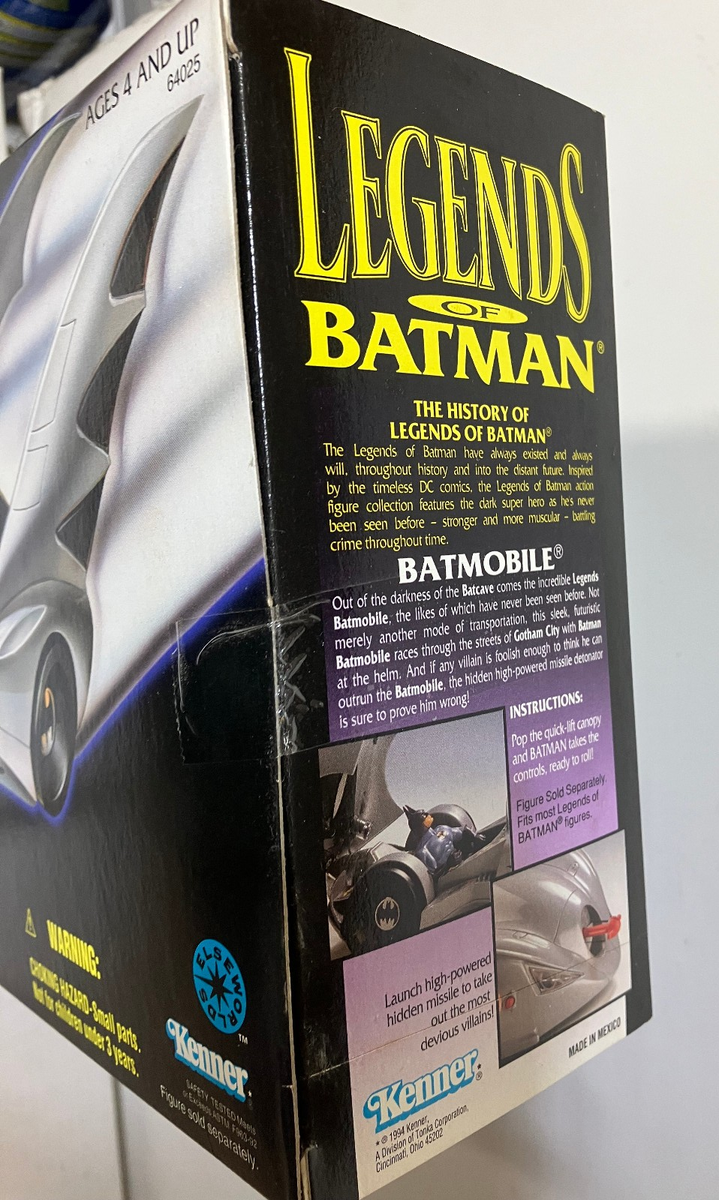 Batmobile With Missile Detonator Legends of Batman 1994 Kenner Car