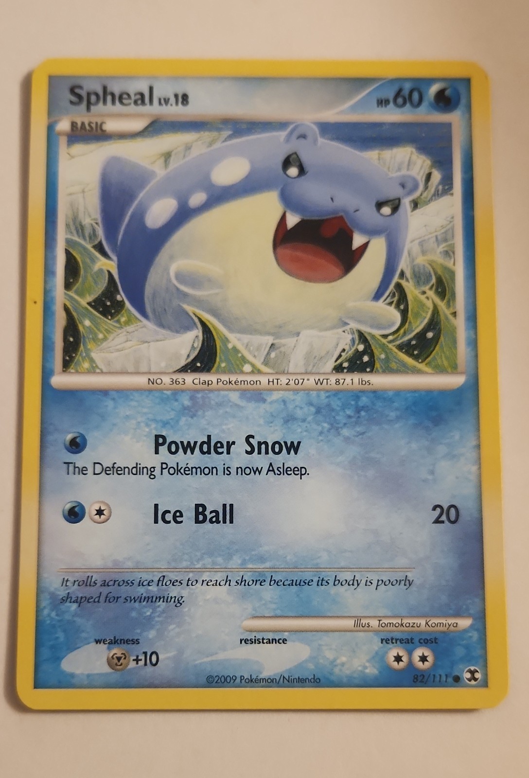 Spheal 82/111 Rising Rivals Regular Pokemon TCG LP