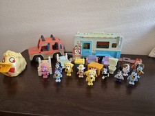 Moose Toys Bluey And Friends Car, Camper, Furniture Figures Mixed Lot