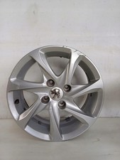 1x Alufelge 15 Zoll 6.0" 4x108 23ET Glanz Silber 9673773577 Peugeot 208