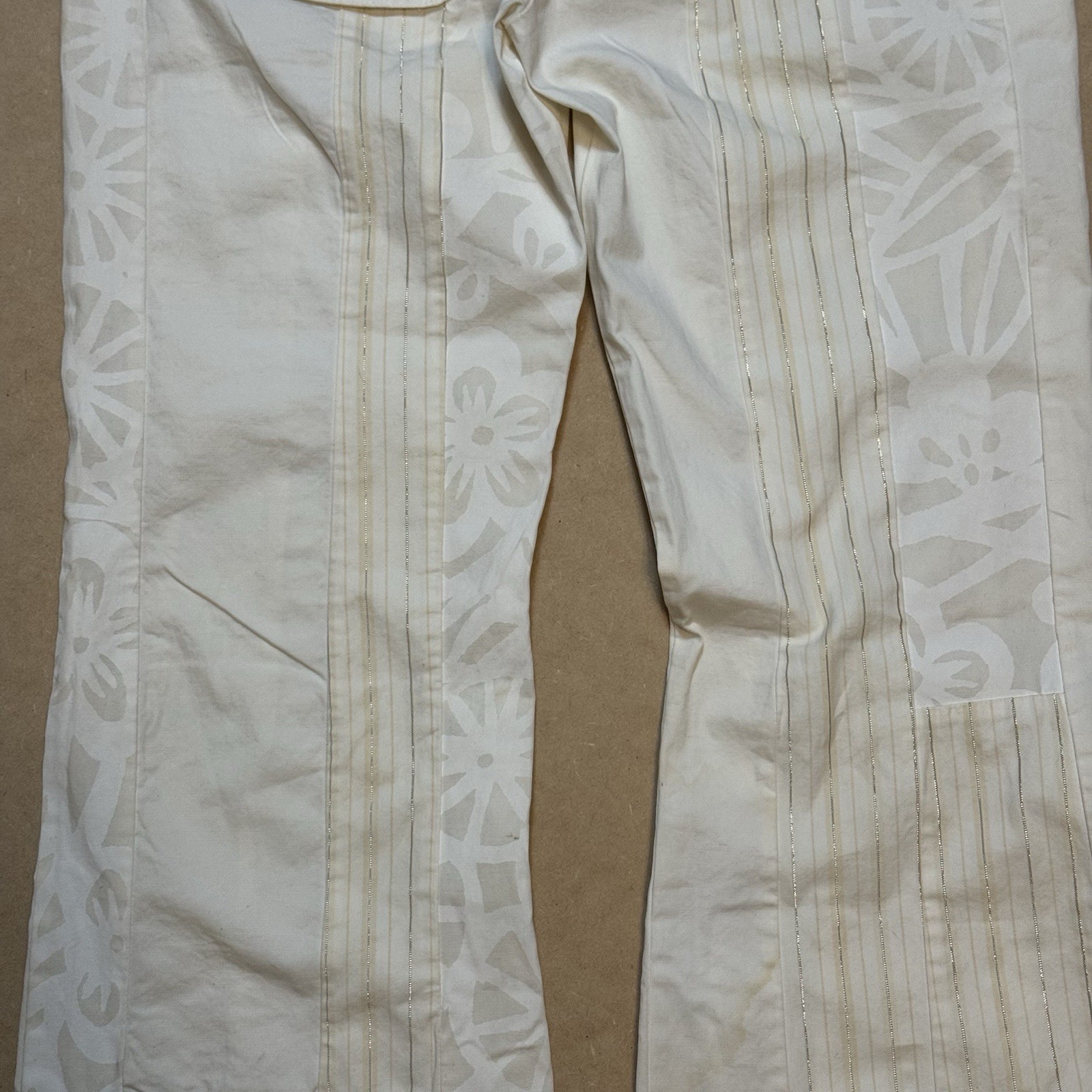 Custo Barcelona Y2K Patchwork Flared Trousers  Sp… - image 12