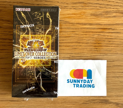 Yu-Gi-Oh! Limit Over Collection THE HEROES Box Japanese Sealed Box