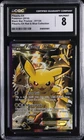 2016 POKEMON: BLACK STAR PROMOS #XY124 PIKACHU EX CGC 8