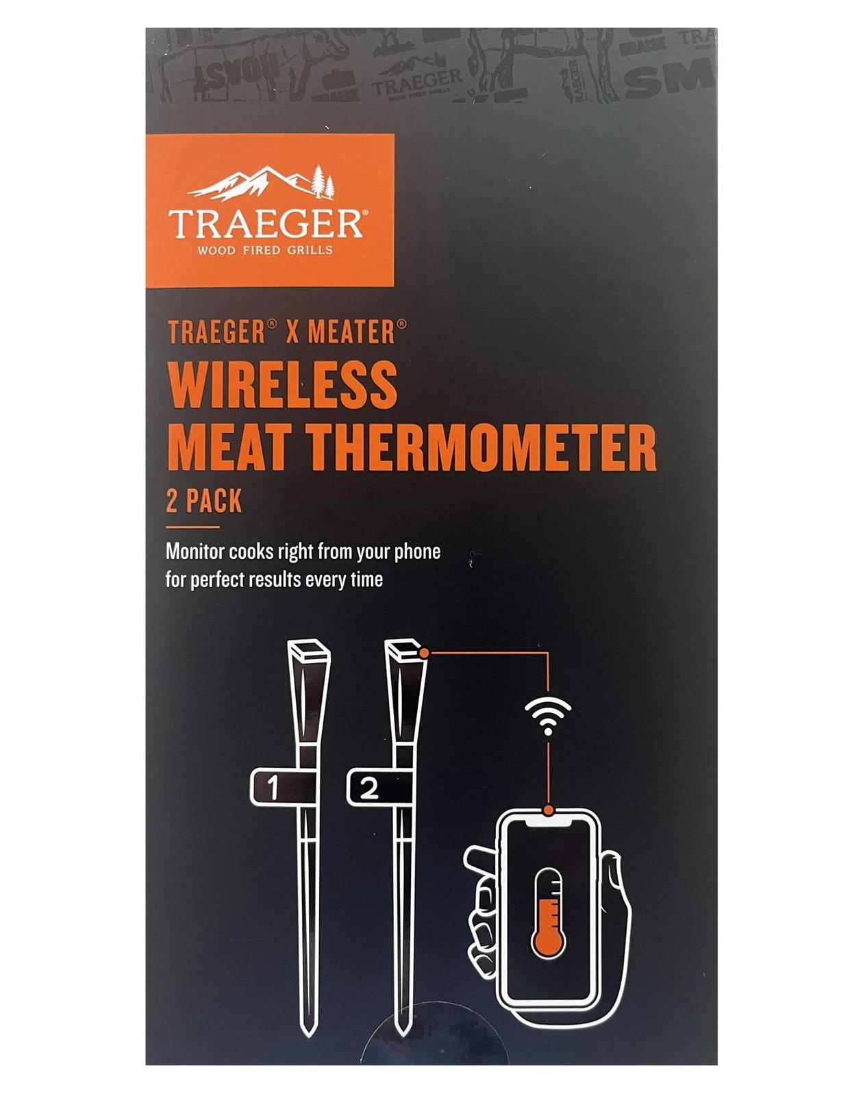 Traeger BAC618 WIRELESS MEAT THERMOMETER Bluetooth 2-PACK Opened
Opens in a new window or tab