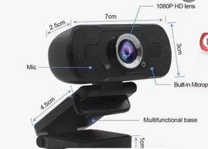 Complet HD 1080P Webcam intégré Mic Wide Angle Auto Focus Couverture de confidentialité & Jouer