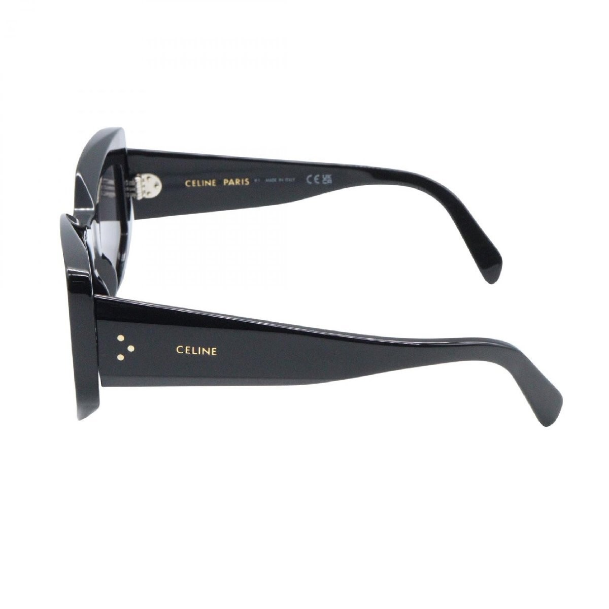 CELINE CL40277I 01A Black Rectangular Sunglasses … - image 3