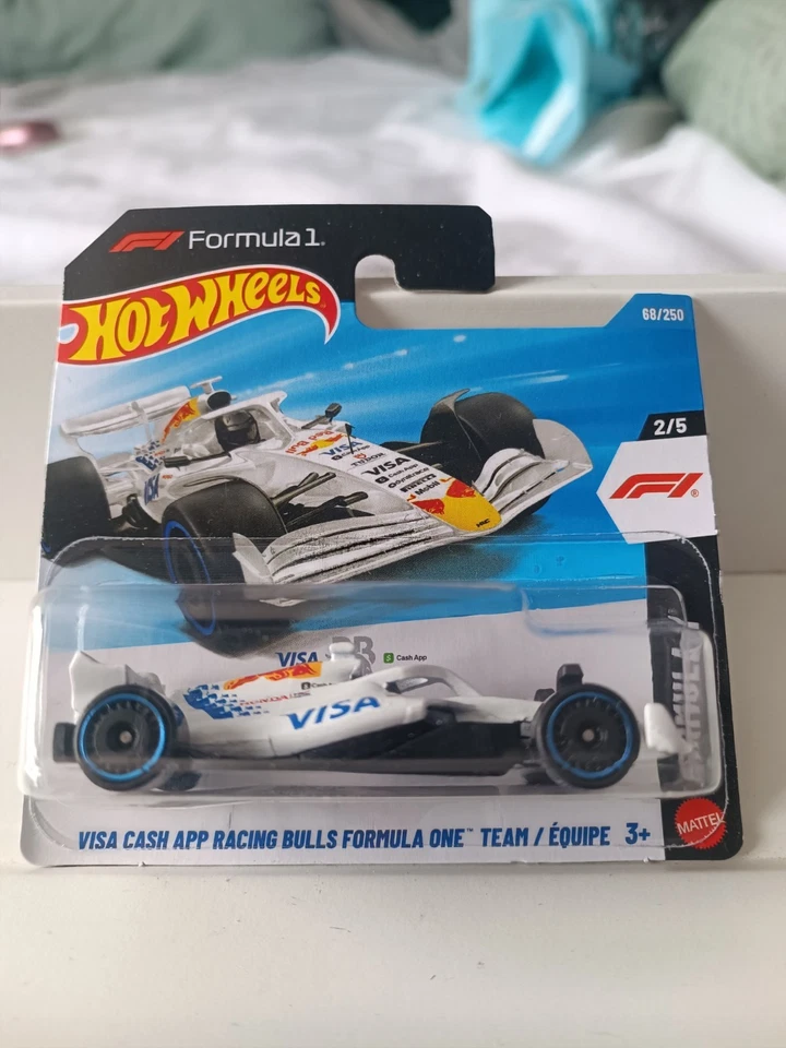 Hot Wheels Visa Cash App Racing Bulls F1 Car 68/250 Formula 1 2/5 1:64 Diecast - Image 1 of 1