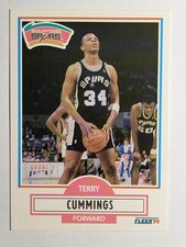 1990-91 Fleer #170 Terry Cummings