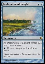 Declaration of Naught ~ Morningtide [ EX ] [ Magic MTG ]