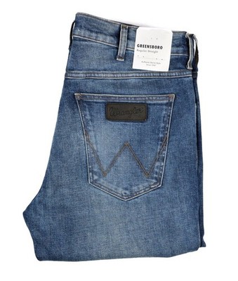Wrangler 1947 Men's Jeans Greensboro Straight Leg Jeans Size W30 L32 Regular Fit