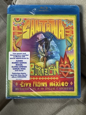 SANTANA: CORAZON LIVE FROM MEXICO LIVE IT TO BELIEVE IT NEW BLU-RAY Sealed New