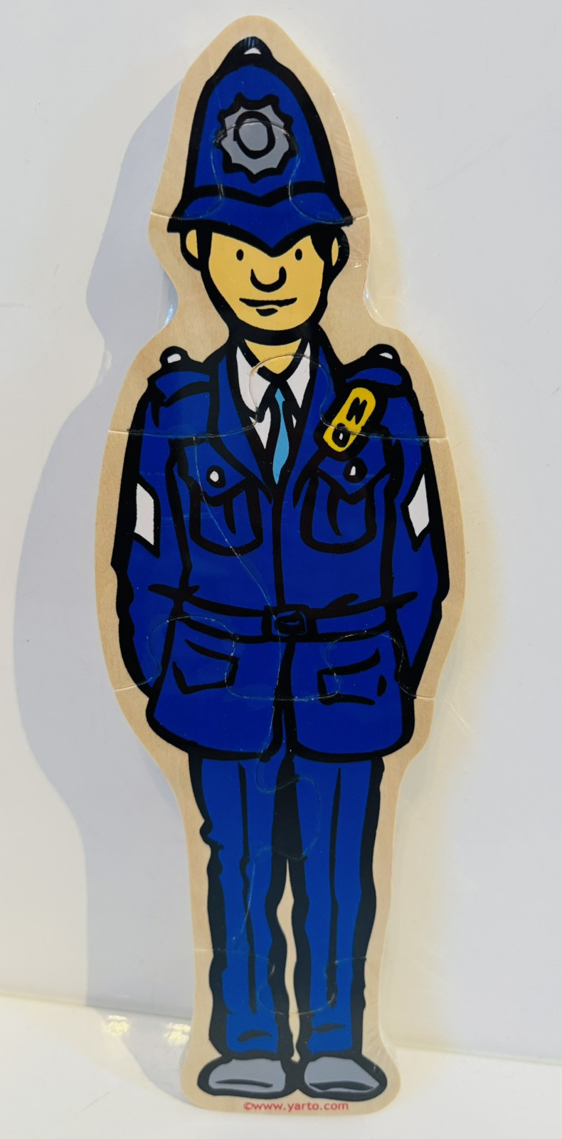 Wooden Traditional British Policeman Jigsaw Puzzle 34cm - Classic Design - 3 +