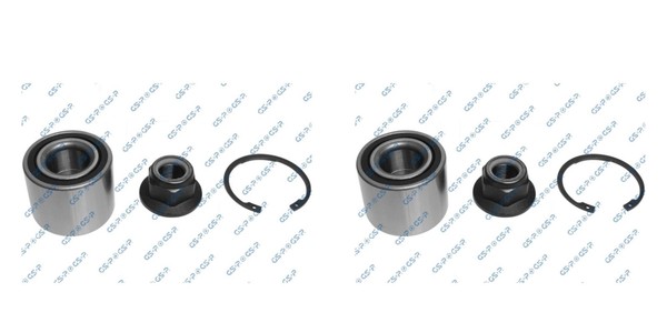 GSP 2X Radnabe Radlagersatz Hinten FüR Renault Kangoo Nissan Kubistar Kasten-image