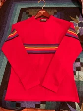 vintage 80's meister 100% wool sweater small mens